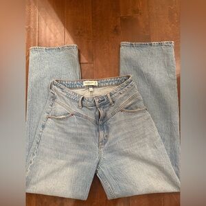 Abercrombie & Fitch Light Blue Straight Leg Jeans